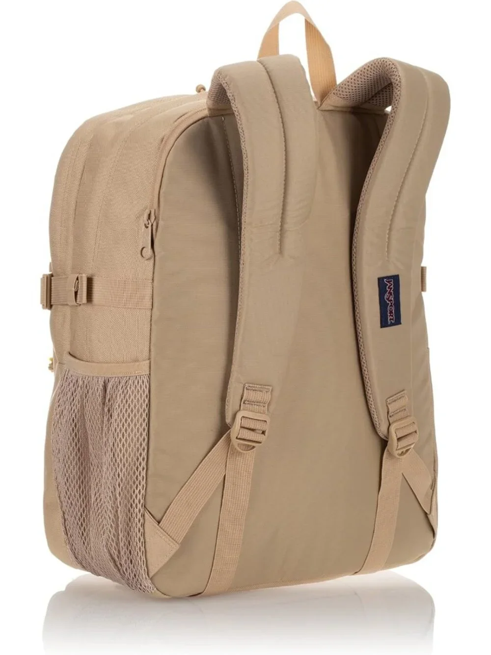 Stylish Travel & Work Backpack with 15-Inch Laptop Compartment & Leather Trim
